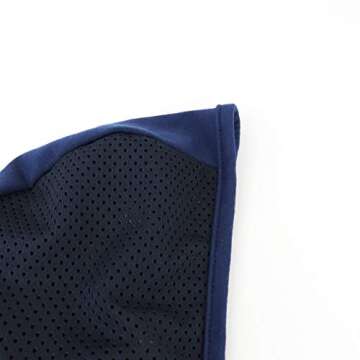 JELLYTREE Baby Hat Bonnet Summer Mesh Breathable Soft Toddler Boys Fashion Caps Baby Hearing Aid Hat Infant Beanies, Grey+Navy_L