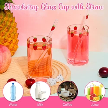 Tessco Strawberry Cups Set for Stylish Drinkware