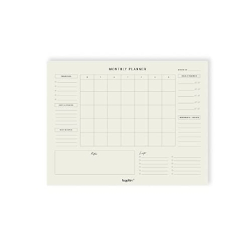 Sapphire Design Co. Monthly Desk Planner - Your Ultimate Organization Tool