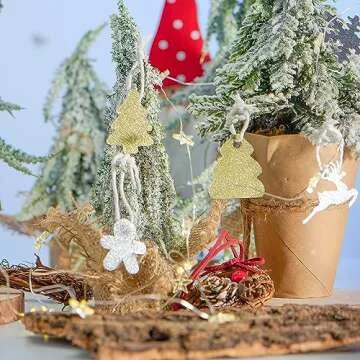 Golden Glitter Cardstock Paper, 15 Sheets 12" x 12" 300gsm/110Ib Square Colored Card Paper for Crafts DIY Projects Card Making Birthday Wedding Decoration UAP21GD15