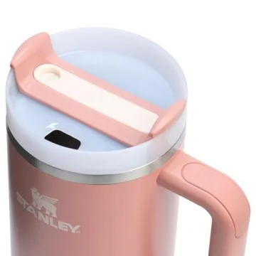 STANLEY Quencher H2.0 Tumbler with Handle and Straw 40 oz | Flowstate 3-Position Lid | Cup Holder Co...