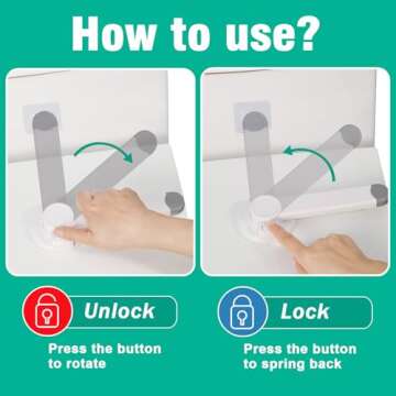 Baby Toilet Safety Lock | Childproof Toilet Seat Lock