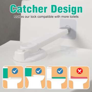 Baby Toilet Safety Lock | Childproof Toilet Seat Lock