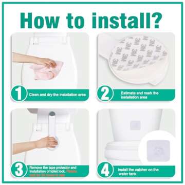 Baby Toilet Safety Lock | Childproof Toilet Seat Lock