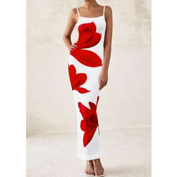 PRETTYGARDEN Floral Maxi Dress for Stylish Summer Days