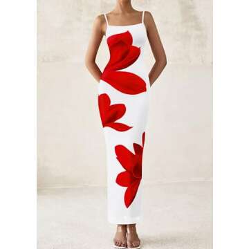 PRETTYGARDEN Floral Maxi Dress for Stylish Summer Days