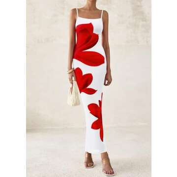 PRETTYGARDEN Floral Maxi Dress for Stylish Summer Days