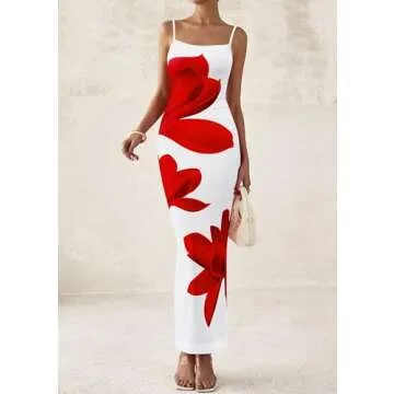 PRETTYGARDEN Floral Maxi Dress for Stylish Summer Days