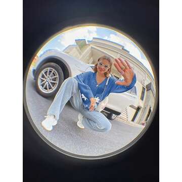 Womens Cardigan Sweaters Button Down Open Front Y2K Knit Cardigan with Floral Pockets 90s Aesthetic 2023 College Outfits Blue