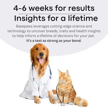 Basepaws Dog DNA Testing Kit - 300+ Breeds, 280+ Health Risks, and 30+ Traits - Comprehensive Mixed Breed Identification, Pet DNA Test kit, Canine Genetic Ancestry and Heritage