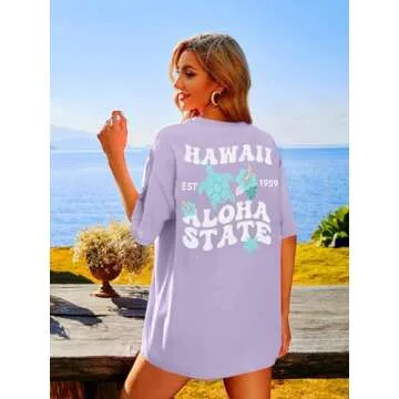 Stylish Oversized Hawaiian Shirt for Women | MNLYBABY