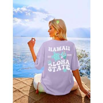 Stylish Oversized Hawaiian Shirt for Women | MNLYBABY