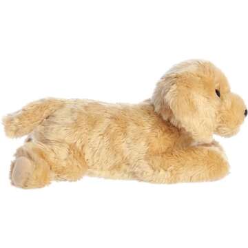 Aurora® Adorable Flopsie™ Goldie™ Stuffed Animal - Playful Ease - Timeless Companions - Brown 1...
