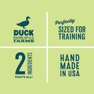 Polkadog Lucky Duck Dog Treats, Cat Snacks Tube – All-Natural Pet Treats for Kittens, Puppies – Bite-Sized, Crunchy Snack for Dogs, Cats – Grain Free – 2 oz.