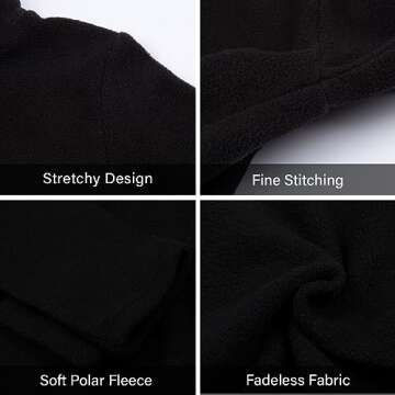 Mud Kingdom Toddler Boys Black Tops Winter Fleece Turtleneck 4T Soft