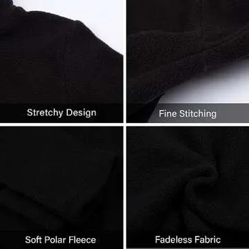 Mud Kingdom Toddler Boys Black Tops Winter Fleece Turtleneck 4T Soft