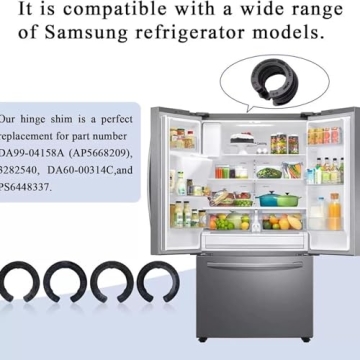 Upgraded Hinge Shim Kit for Samsung Refrigerators