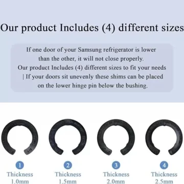 Upgraded Hinge Shim Kit for Samsung Refrigerators
