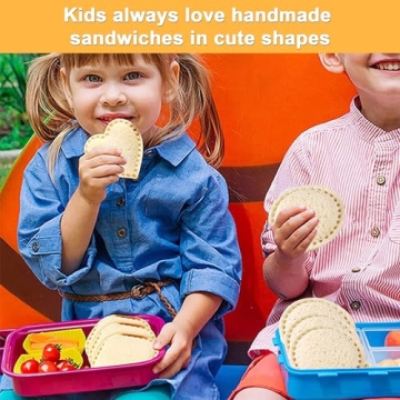 3PCS Fun Sandwich Cutter and Sealer for Kids