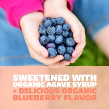Genexa Kids Organic Cough Medicine Dye-Free Blueberry Flavor