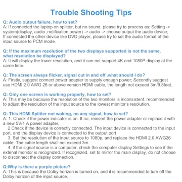 4K HDMI Splitter 1x2 with HDMI Cable - Avedio Links