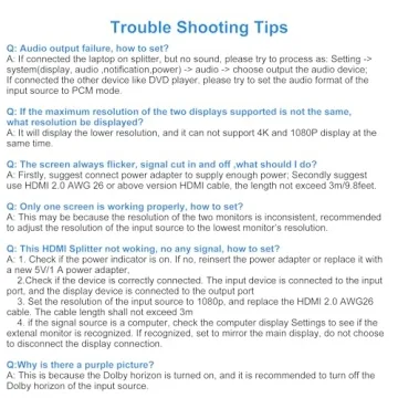 4K HDMI Splitter 1x2 with HDMI Cable - Avedio Links