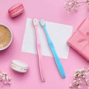 4 Extra Soft Toothbrushes for Sensitive Gums and Teeth