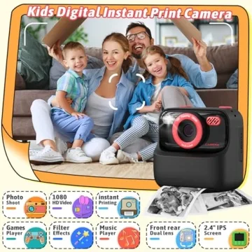 Kids Instant Digital Camera with Printing Function