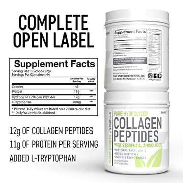 Giant Sports Hydrolyzed Collagen Powder for Complete Amino Acids