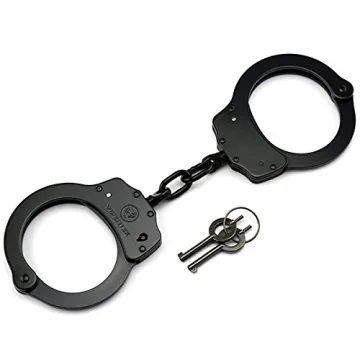 VIPERTEK Double Lock Steel Police Edition Handcuffs for All Occasions
