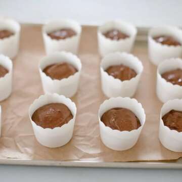 Blue Sky Simcha Collection Scalloped White Paper Baking Cups | Pack of 16