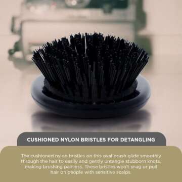 Spornette Large Oval Hair Brush for All Hair Types