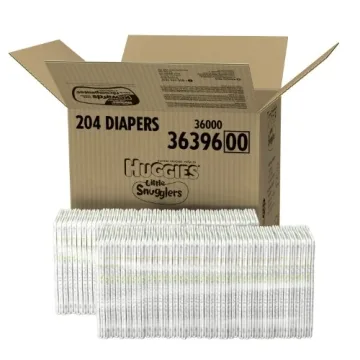 Huggies Little Snugglers Diapers Size 2 - 204 Count