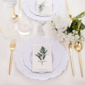 SUT 150PCS Gold Plastic Silverware,Gold Plastic Utensils,Gold Silverware Disposable,Disposable Utensils Heavy Duty,Disposable Cutlery,Includes:50 Knives, Forks and Spoons for Party, Birthday,Wedding