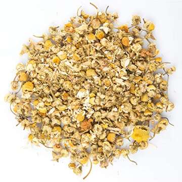 Yamees Lavender and Chamomile - Dried Cut Leaves - Natural Herbal Tea - Loose Tea - Bulk Spices - 4 Oz (2 Oz Each)