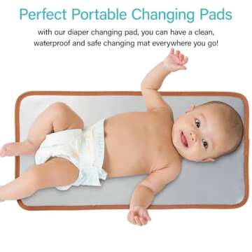 Leather Diaper Bag Backpack with Changing Pad - Stylish & Functional