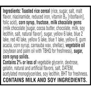 Rice Krispies Treats Rainbow Snack Bars for Kids and Adults - 12 Boxes