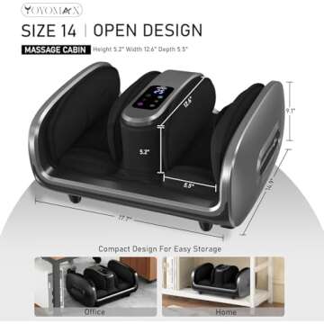 yoyomax Foot Massager for Plantar Fasciitis & Pain Relief