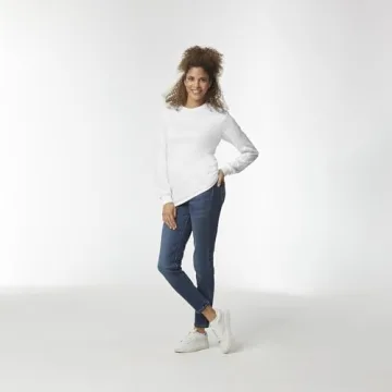 Gildan Men's Long Sleeve T-Shirt 2-Pack in White