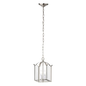Thomas Lighting Whitmore 2-Light Chandelier in Brushed Nickel - Modern Decor