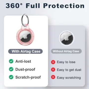 Stylish MOLOSLEEVE Airtag Holder for Apple AirTags