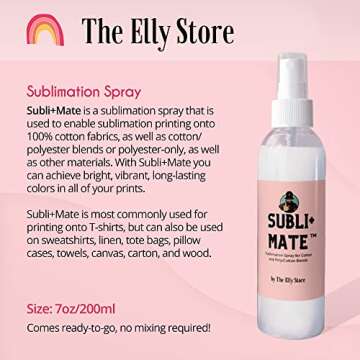 Subli+Mate Spray for Easy Sublimation on Fabrics