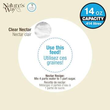 Nature's Way Illuminated Antique Hummingbird Feeder