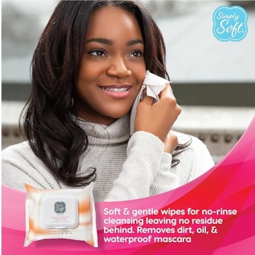 Simply Soft Makeup Remover Wipes for Gentle Cleansing