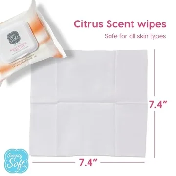 Simply Soft Makeup Remover Wipes for Gentle Cleansing