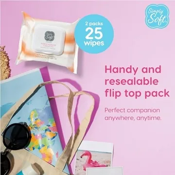 Simply Soft Makeup Remover Wipes for Gentle Cleansing