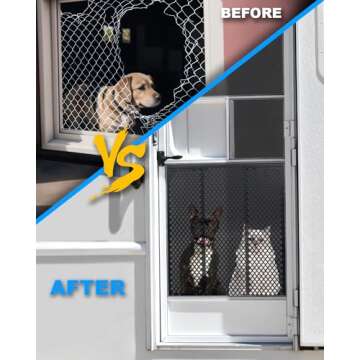 Altyostar Adjustable RV Screen Door Protector for Dogs