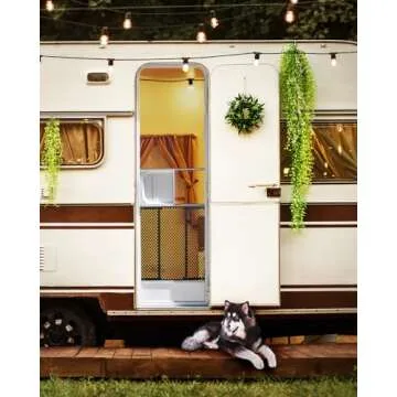 Altyostar Adjustable RV Screen Door Protector for Dogs