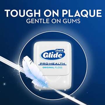 Oral-B Glide Healthy Gums, Glide Dental Floss Twin Pack, Unflavored, 100 M