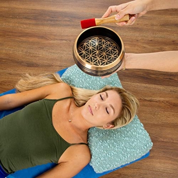 Meditative Flower of Life Singing Bowl for Relaxation